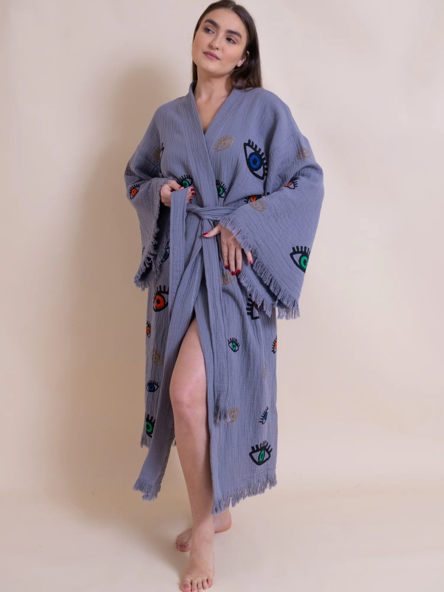 ERICA Grey robe - Image 4