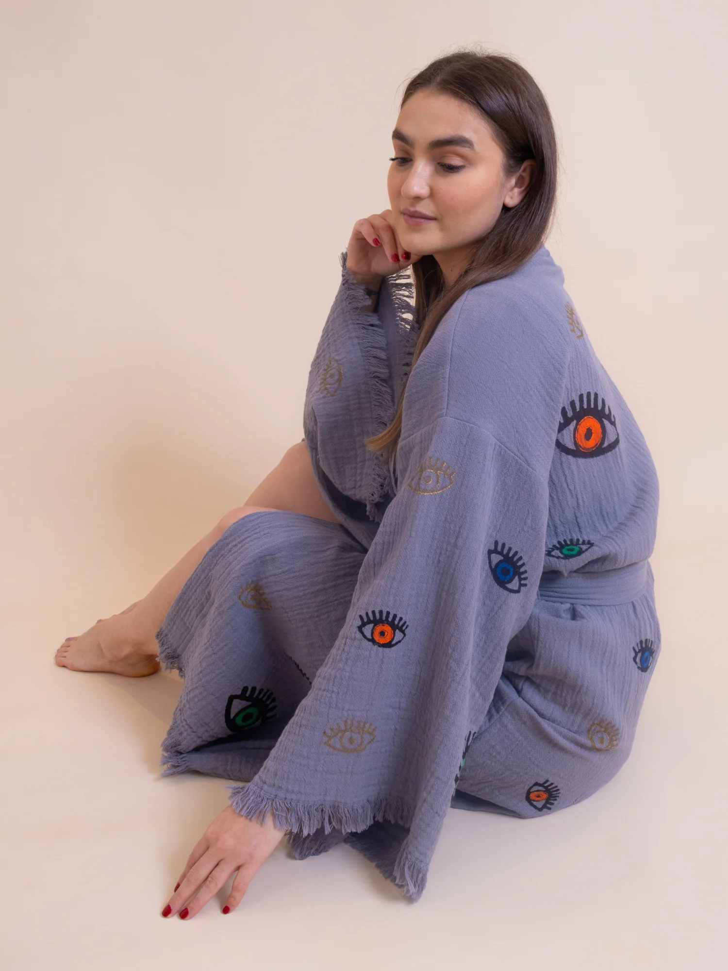 ERICA Grey robe - Image 6